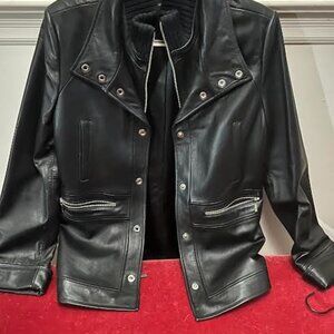 Gorgeous Heavy Anne Klein Leather Jacket